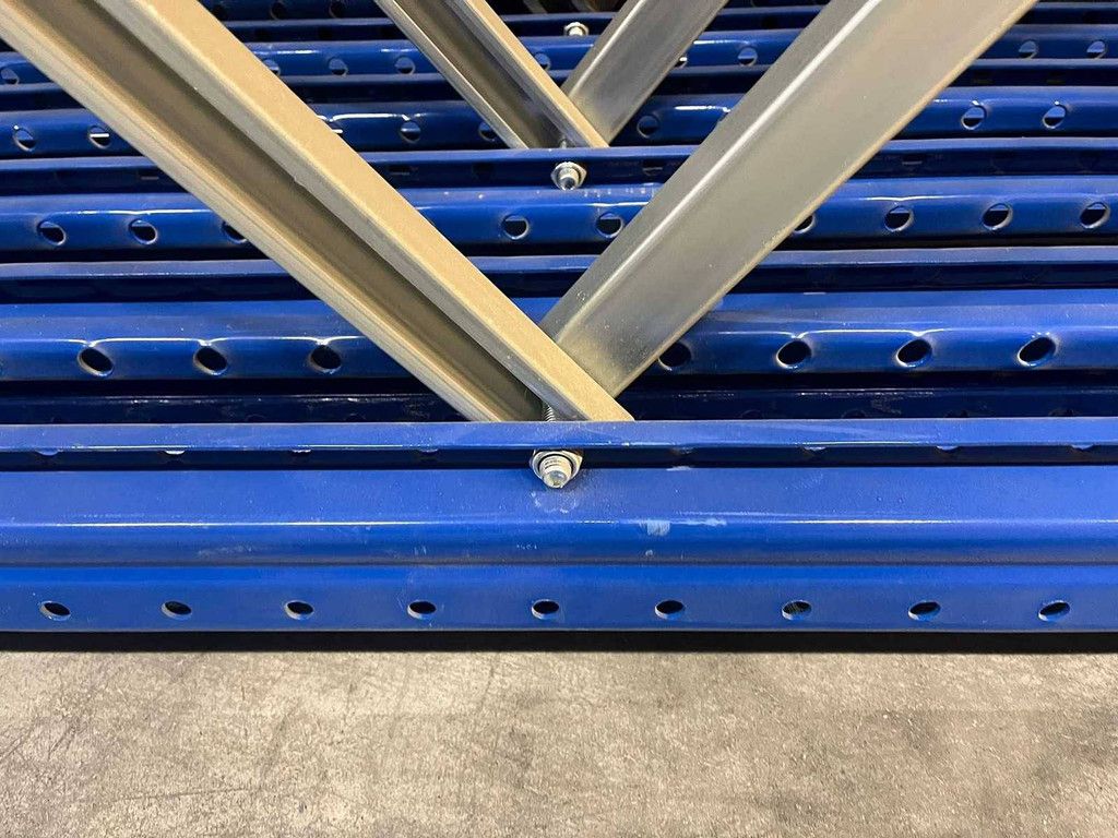 Heavy-duty pallet racking 10x80 4000kg per beam layer