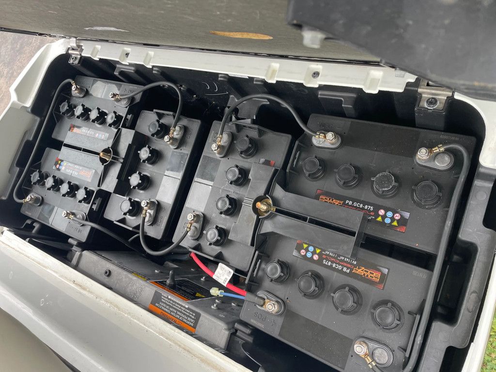 ClubCar Tempo golfkar met laadbak NIEUWE ACCUSET