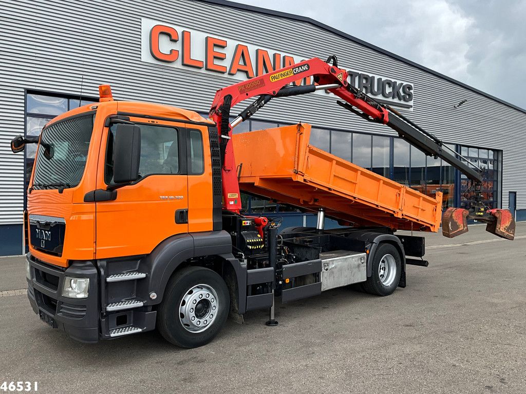 Man TGS 18.320 Manual Full steel Palfinger 10 Tonmeter laadkraan Just 122.040 km!