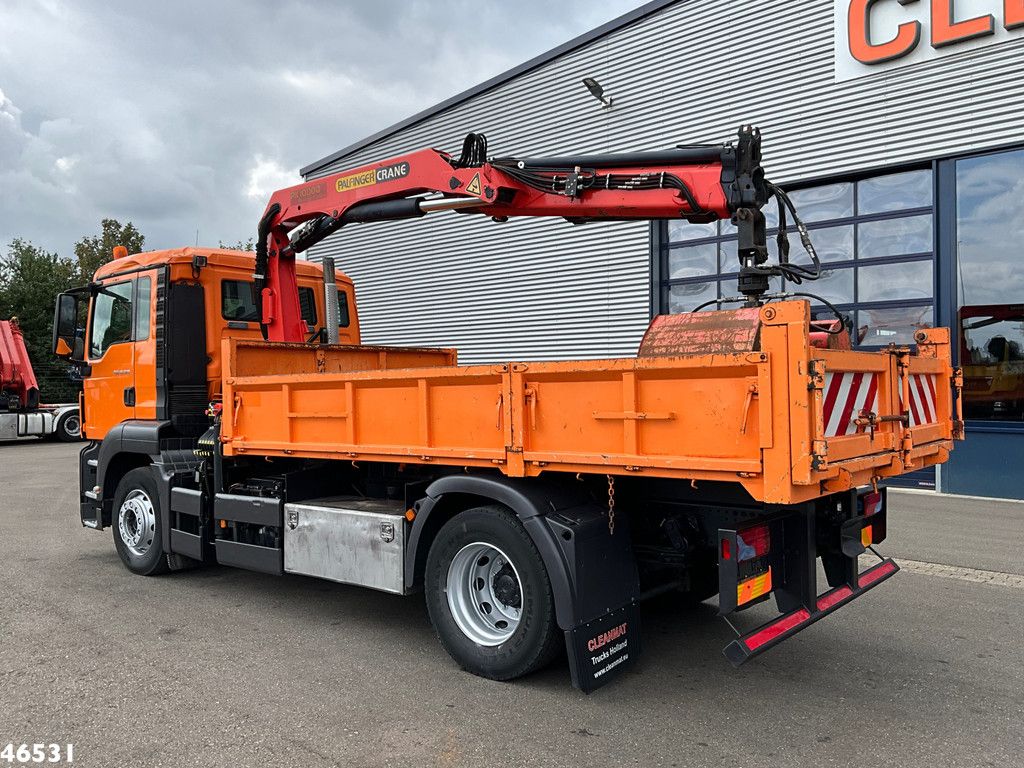 Man TGS 18.320 Manual Full steel Palfinger 10 Tonmeter laadkraan Just 122.040 km!