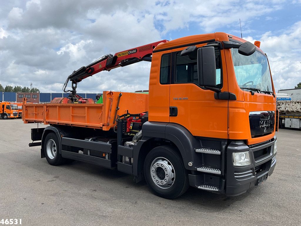 Man TGS 18.320 Manual Full steel Palfinger 10 Tonmeter laadkraan Just 122.040 km!