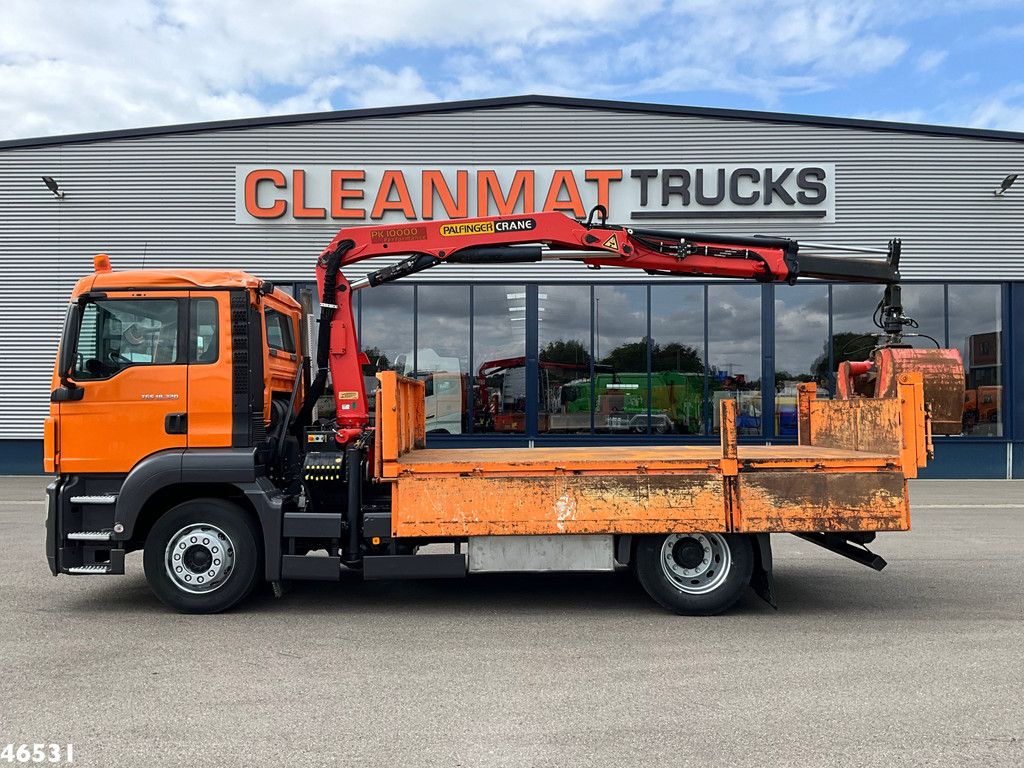 Man TGS 18.320 Manual Full steel Palfinger 10 Tonmeter laadkraan Just 122.040 km!
