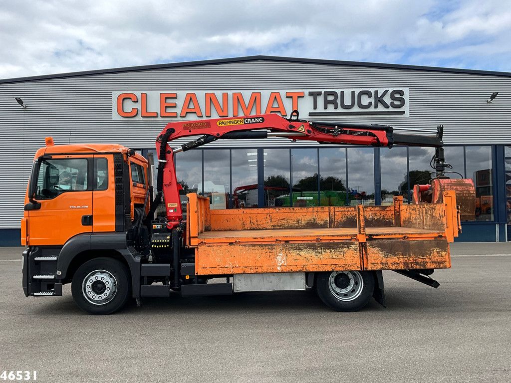Man TGS 18.320 Manual Full steel Palfinger 10 Tonmeter laadkraan Just 122.040 km!
