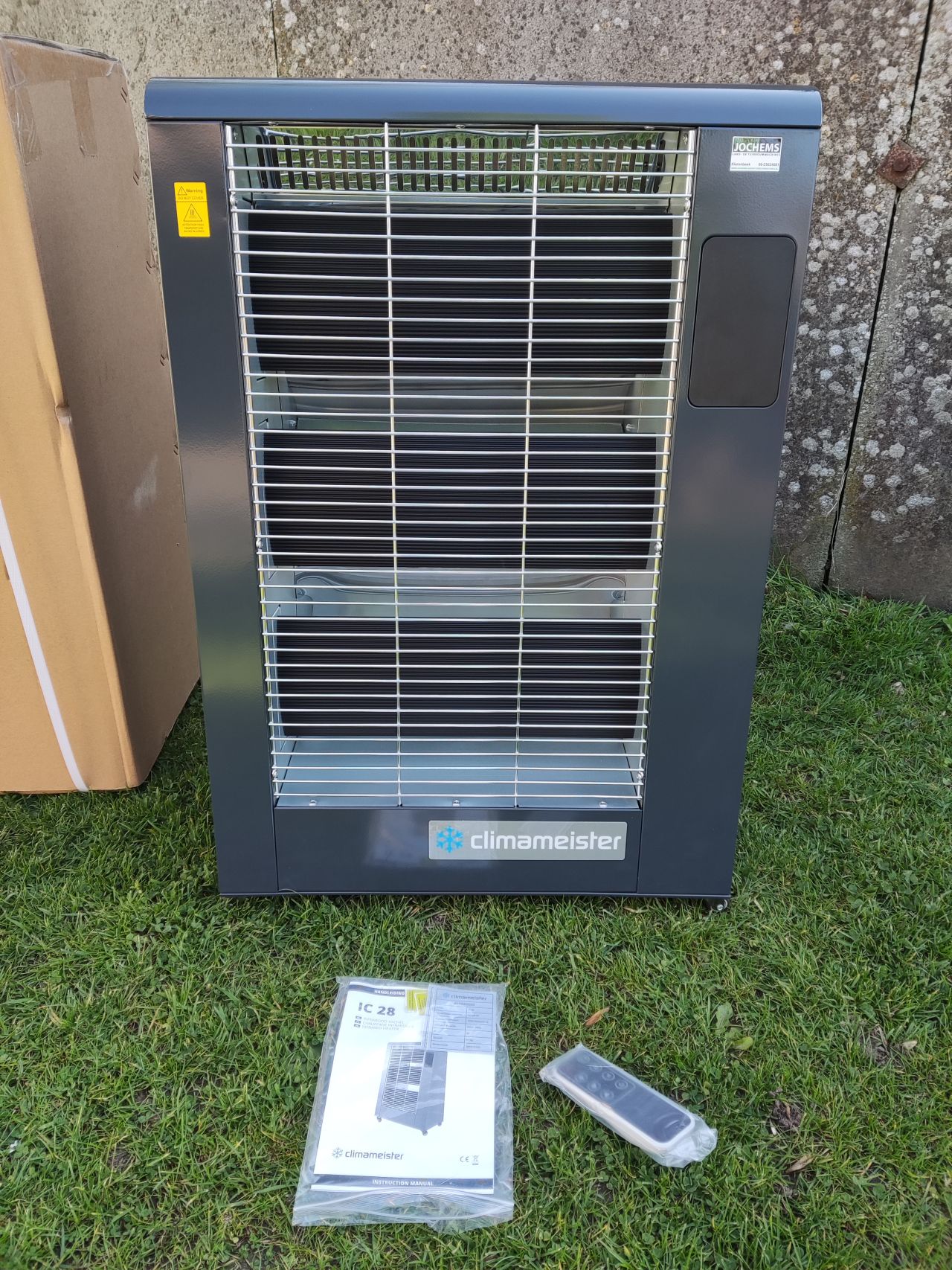 NIEUWE CLIMAMEISTER electrische verwarming (IC28 ,infrarood)