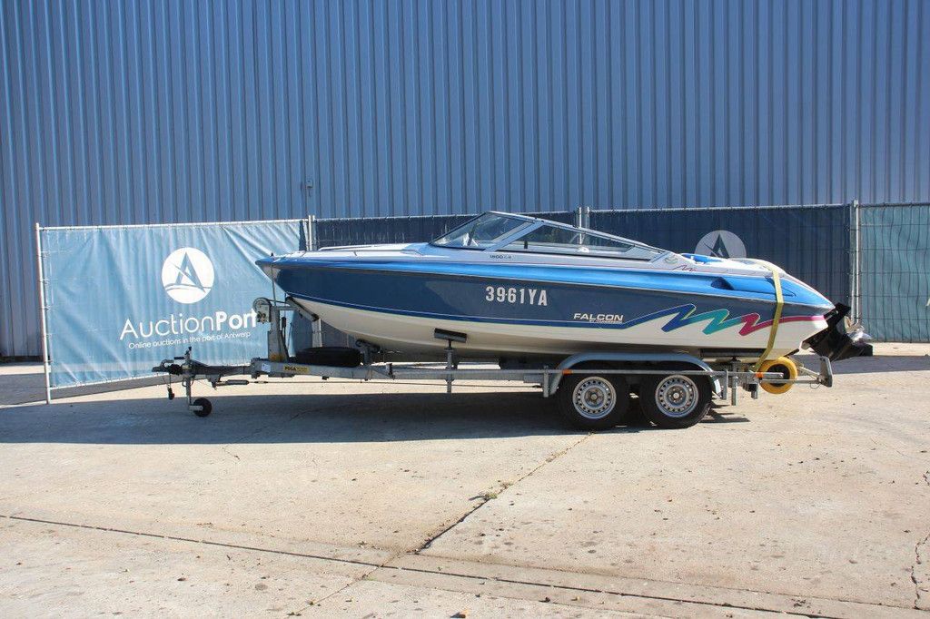 Speedboat Thunderbird Falcon 1800 Petrol 1995 with trailer