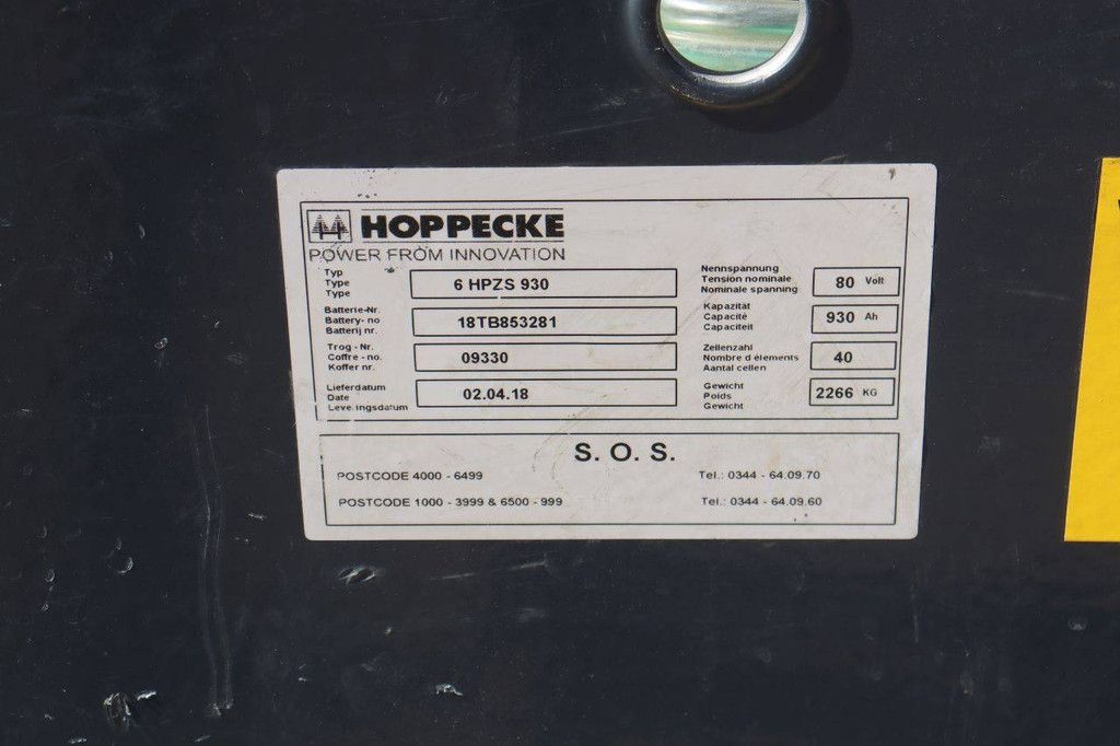 Hoppecke 6 HPZS 930 2018 Batterieladegerät für Gabelstapler