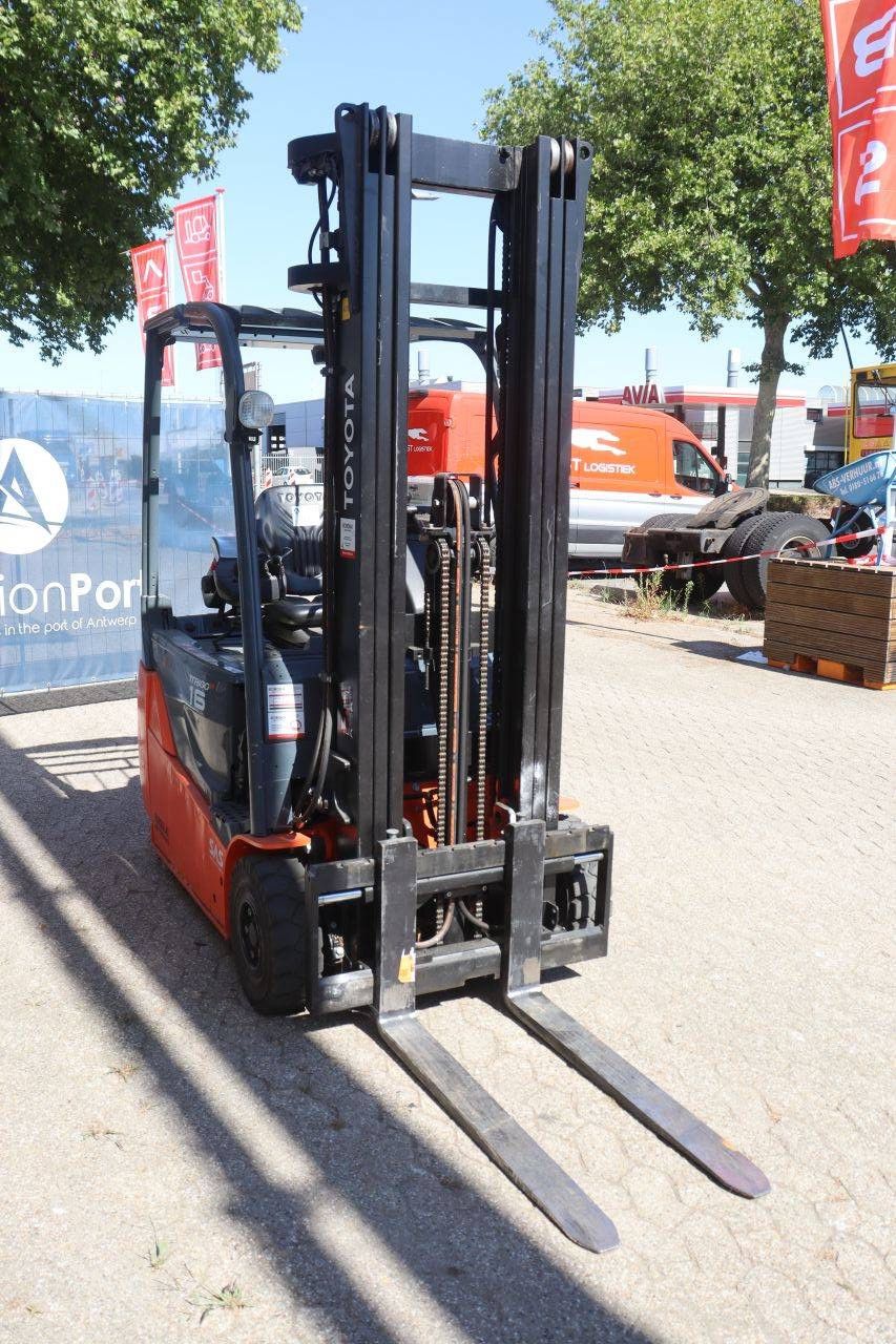 Toyota 8FBE16T Electric Forklift 1600kg 5.5m 2016