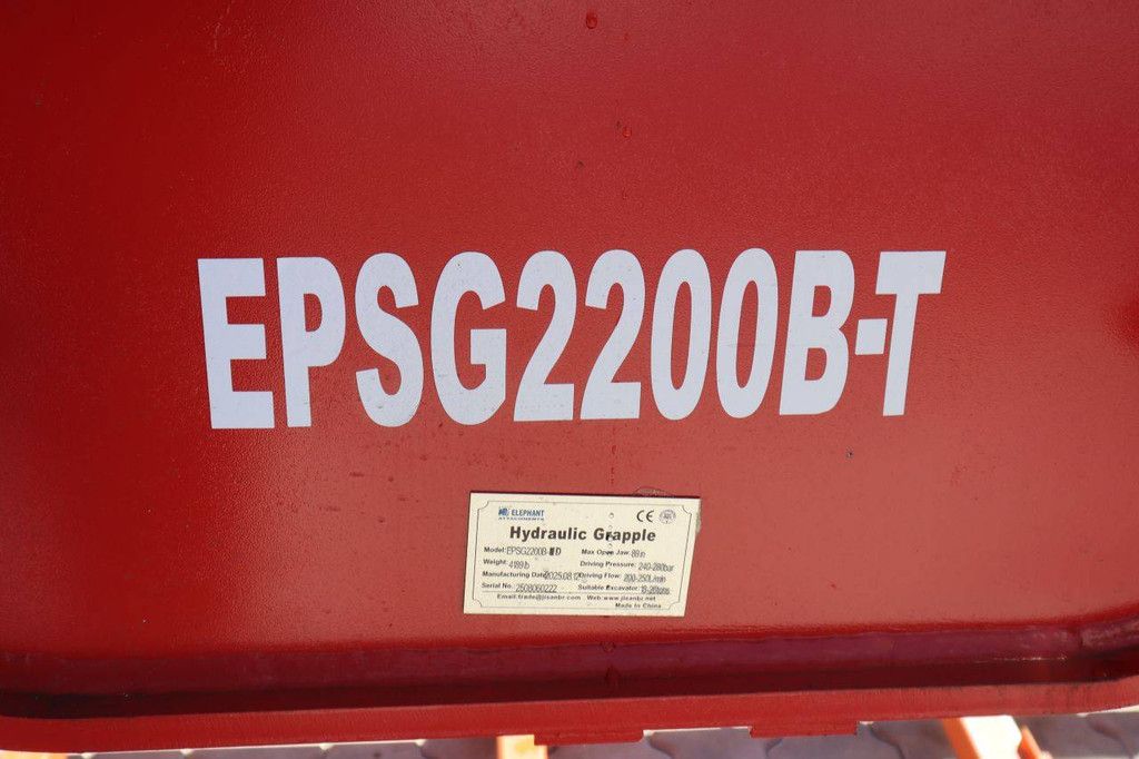 Hydraulic Grapple Elephant Attachments EPSG2200B-TD 2025