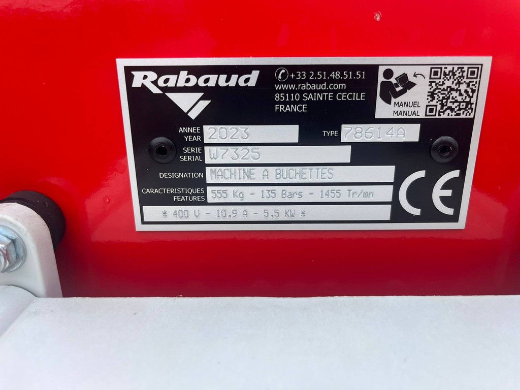 Kindling wood machine Rabaud Xyloflam 200/250 ET Electric 2023 Demo