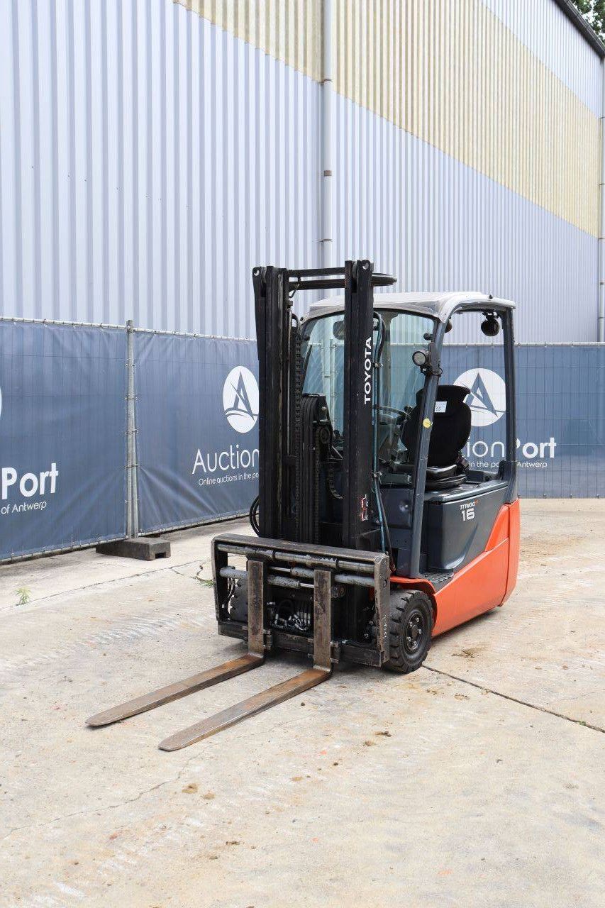 Toyota 8FBE16T Electric Forklift 1600kg 3.3m 2018
