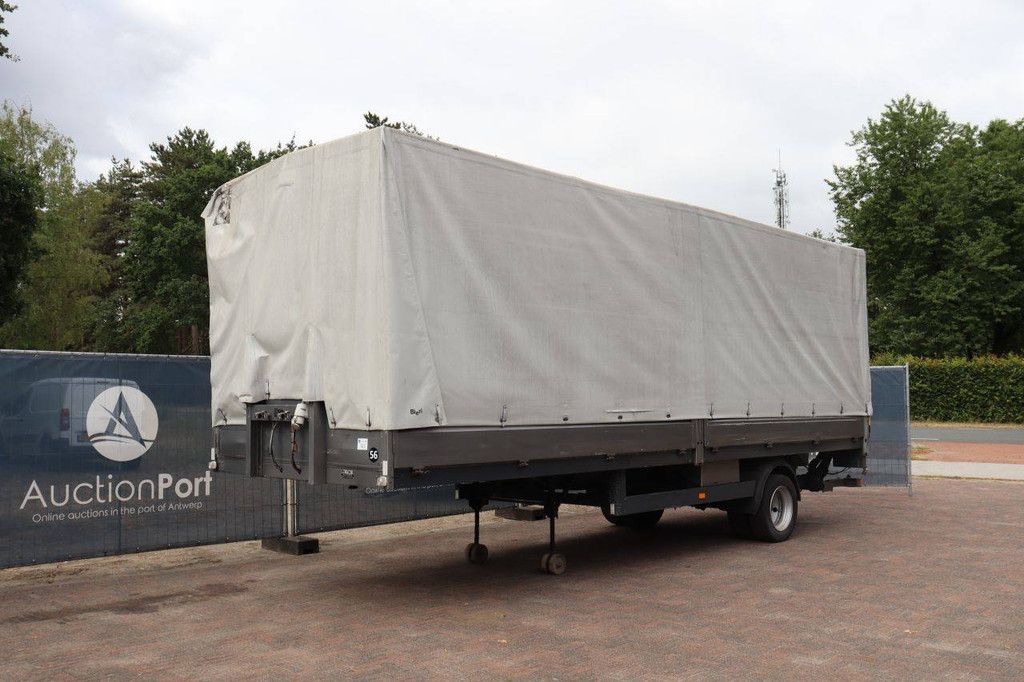 Baldinger 7000 5200kg 2000 curtain-sided semi-trailer (Margin)