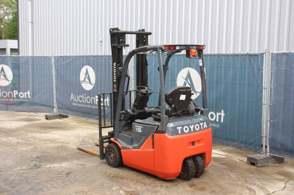 Toyota 8FBE15T Electric Forklift 1500kg 3.7m 2016