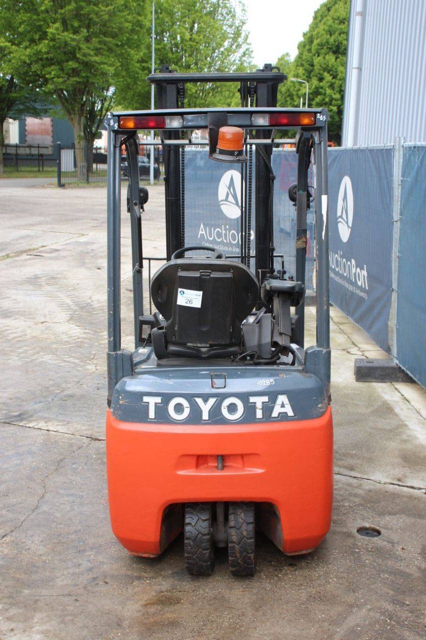 Toyota 8FBE15T Electric Forklift 1500kg 3.7m 2016