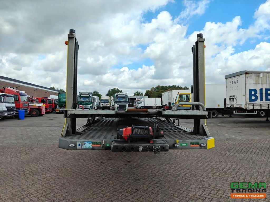Aksoylu 2 AXLE SEMI-TRAILER 2-Axle BPW - Car Transporter - 6 Loader - Double Winch 4300KG - Hydraulic Pump
