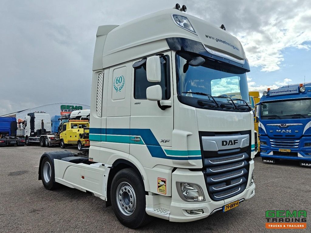 DAF XF 480 FT 4x2 SuperSpaceCab Euro6C - MX Engine Brake - StandAirco - Skirts - Brake Connection