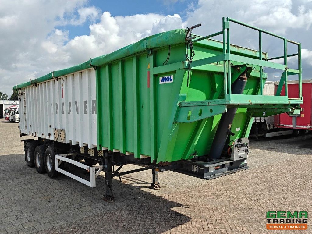 MOL K812.27TRI 48m³ Hardox Tipper - Liquid-Tight - Steel Chassis - 8460KG - BPW Drum
