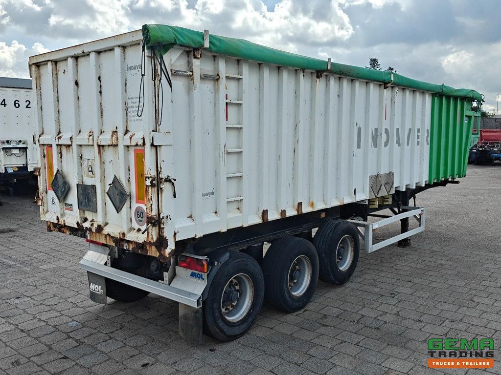 MOL K812.27TRI 48m³ Hardox Tipper - Liquid-Tight - Steel Chassis - 8460KG - BPW Drum