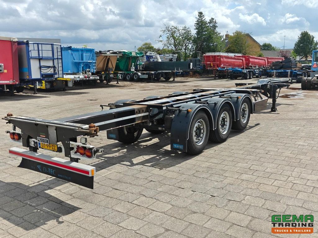 D-Tec FLEXITRAILER FT-LS-S Multi - 3x Uitschuifbaar - LiftAs - 4879KG - Valx SchijfRem - 3StuksOpVoorraad