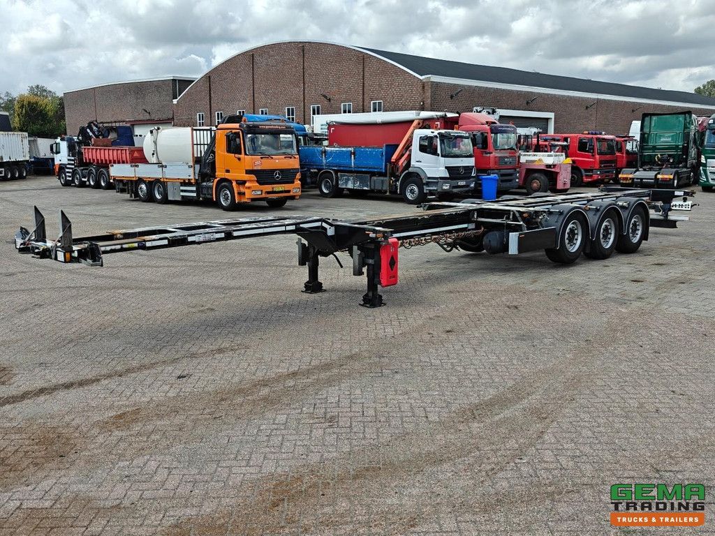 D-Tec FLEXITRAILER FT-LS-S Multi - 3x Uitschuifbaar - LiftAs - 4879KG - Valx SchijfRem - 3StuksOpVoorraad