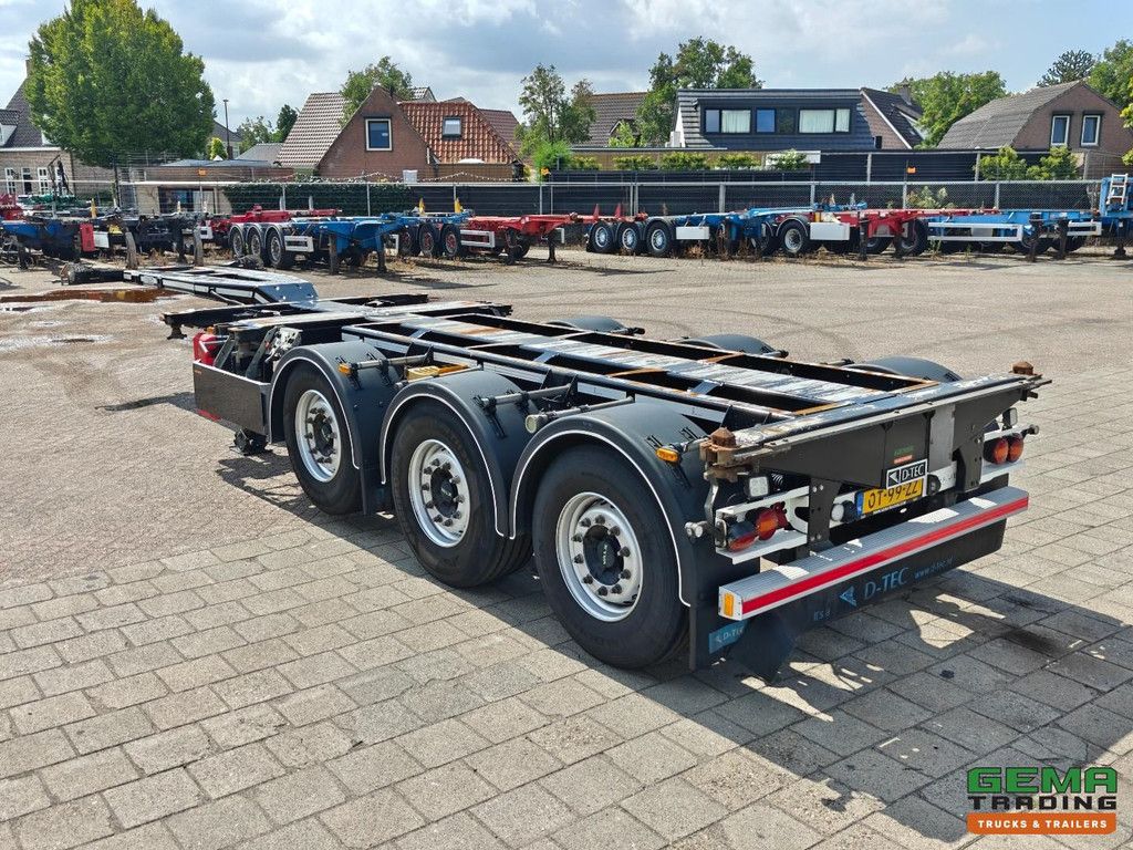 D-Tec FLEXITRAILER FT-LS-S Multi - 3x Uitschuifbaar - LiftAs - 4879KG - Valx SchijfRem - 3StuksOpVoorraad