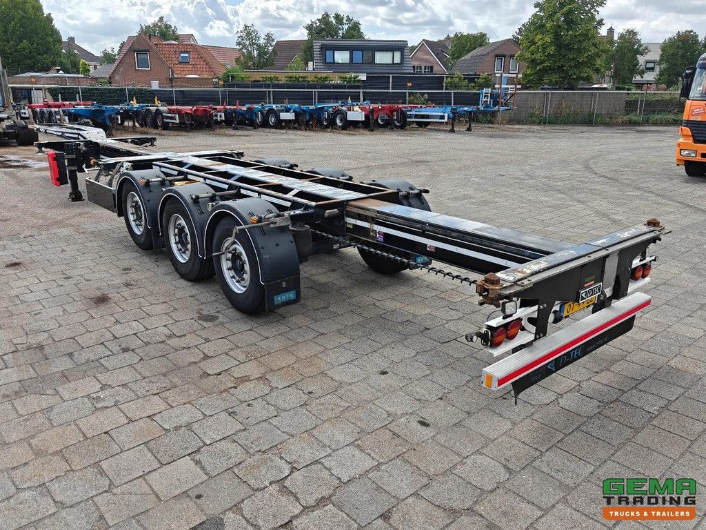 D-Tec FLEXITRAILER FT-LS-S Multi - 3x Uitschuifbaar - LiftAs - 4879KG - Valx SchijfRem - 3StuksOpVoorraad