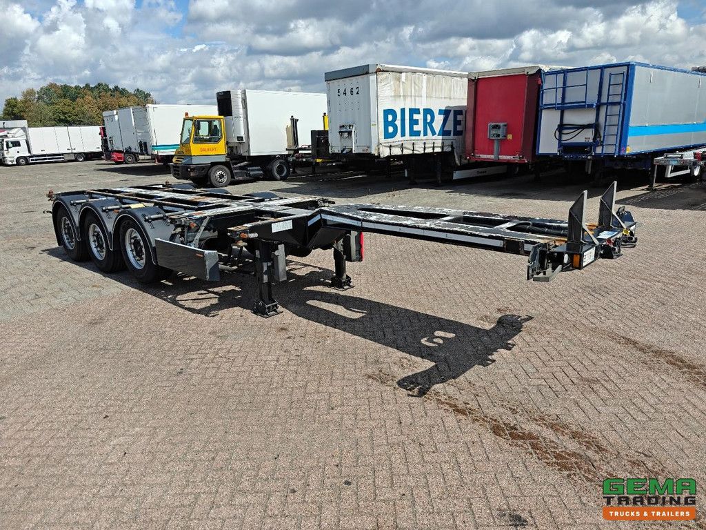 D-Tec FLEXITRAILER FT-LS-S Multi - 3x Uitschuifbaar - LiftAs - 4879KG - Valx SchijfRem - 3StuksOpVoorraad