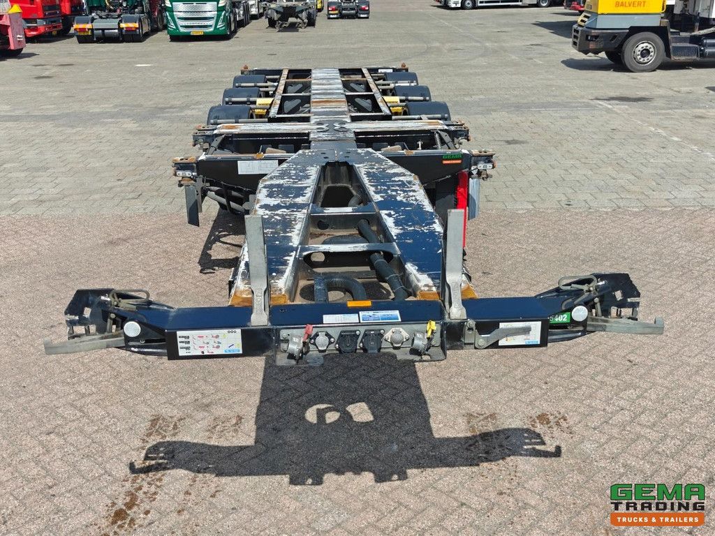 D-Tec FLEXITRAILER FT-LS-S Multi - 3x Uitschuifbaar - LiftAs - 4879KG - Valx SchijfRem - 3StuksOpVoorraad