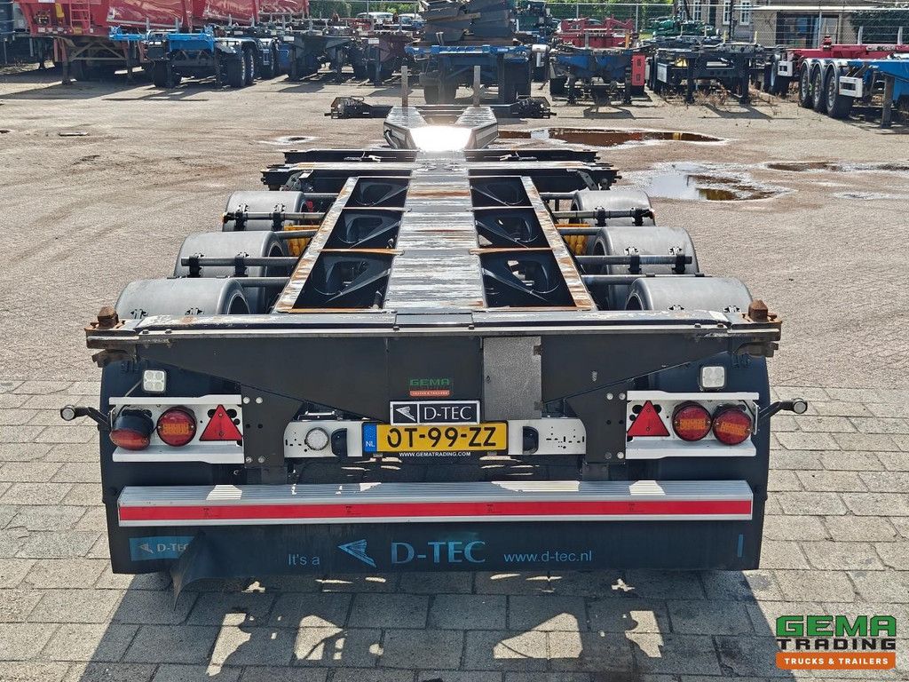 D-Tec FLEXITRAILER FT-LS-S Multi - 3x Uitschuifbaar - LiftAs - 4879KG - Valx SchijfRem - 3StuksOpVoorraad