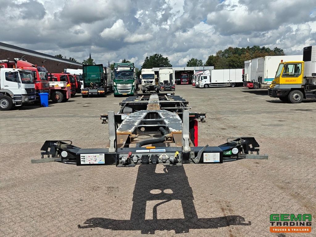 D-Tec FLEXITRAILER FT-LS-S Multi - 3x Uitschuifbaar - LiftAs - 4879KG - Valx SchijfRem - 3StuksOpVoorraad