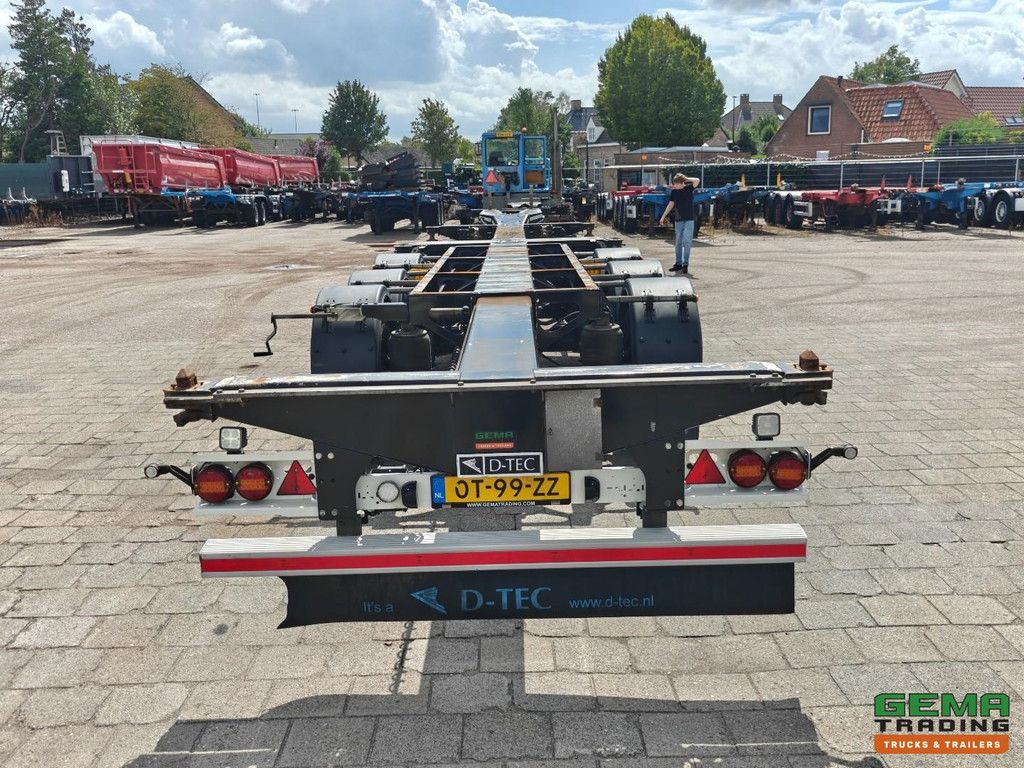 D-Tec FLEXITRAILER FT-LS-S Multi - 3x Uitschuifbaar - LiftAs - 4879KG - Valx SchijfRem - 3StuksOpVoorraad