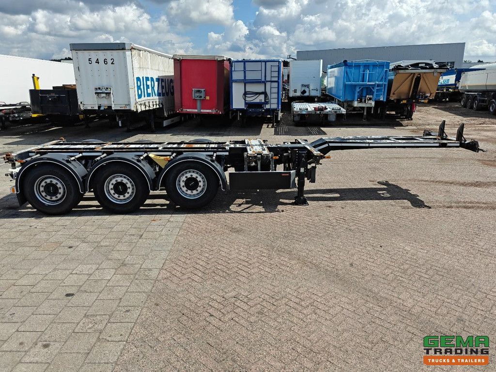 D-Tec FLEXITRAILER FT-LS-S Multi - 3x Uitschuifbaar - LiftAs - 4879KG - Valx SchijfRem - 3StuksOpVoorraad