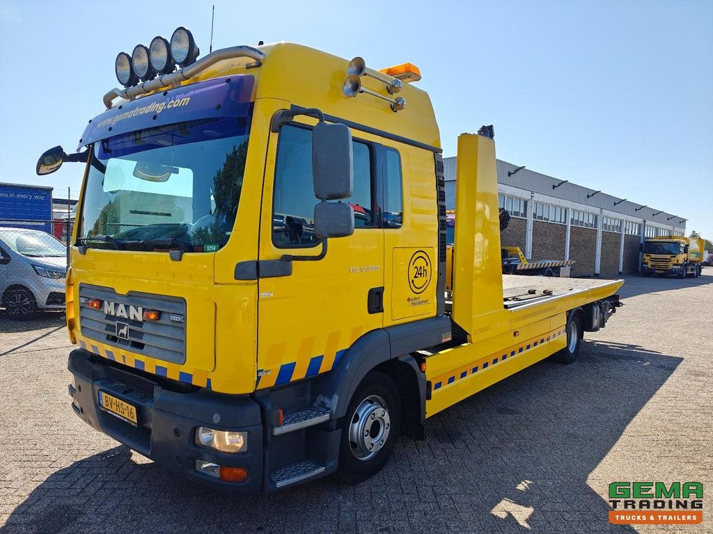 MAN TGL 12.240 4X2 BL DubbelCab (6pers) Euro4 - Falkom Fas6000 1+1 + AfstandBediening + Bril 2250 KG + Lier - VangMuilKoppeling