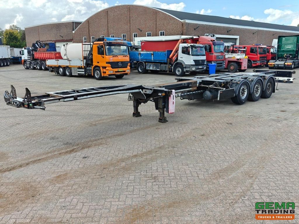 Pacton TXC343 MULTI - ADR - Edelstahl-Auffangwanne, 3-fach ausziehbar - Valx-Scheibenbremse - Liftachse - 5295 kg