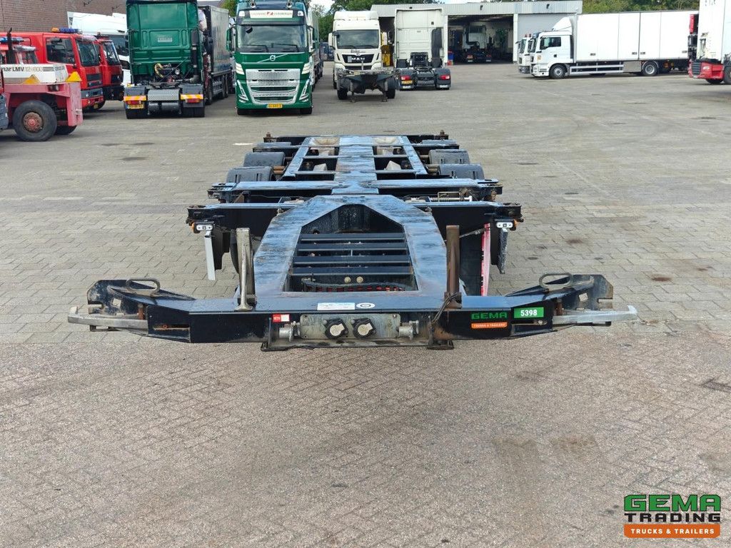 Pacton TXC343 MULTI - ADR - Edelstahl-Auffangwanne, 3-fach ausziehbar - Valx-Scheibenbremse - Liftachse - 5295 kg