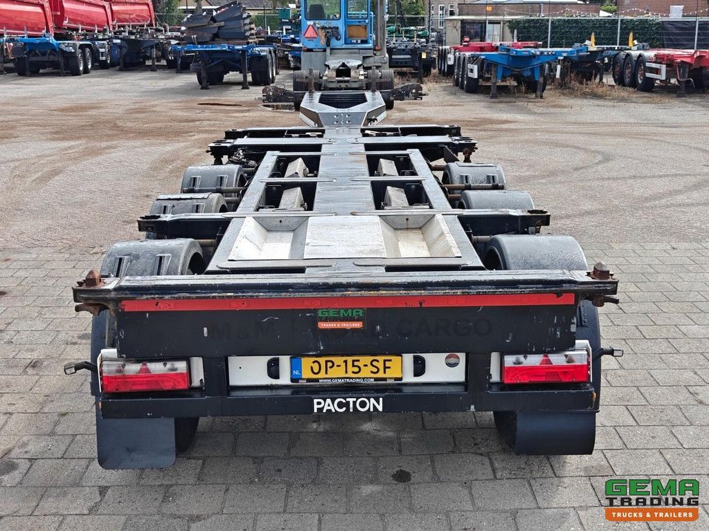 Pacton TXC343 MULTI - ADR - Edelstahl-Auffangwanne, 3-fach ausziehbar - Valx-Scheibenbremse - Liftachse - 5295 kg