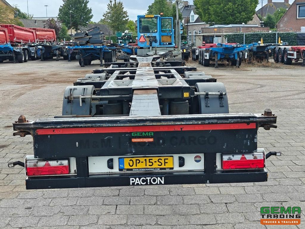 Pacton TXC343 MULTI - ADR - Edelstahl-Auffangwanne, 3-fach ausziehbar - Valx-Scheibenbremse - Liftachse - 5295 kg