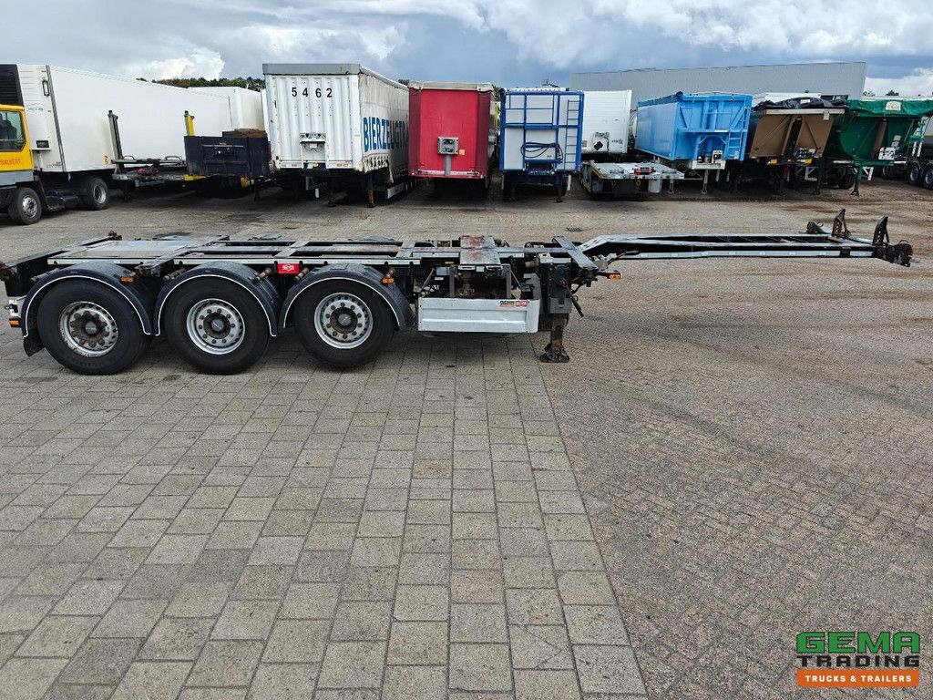 Pacton TXC343 MULTI - ADR - Edelstahl-Auffangwanne, 3-fach ausziehbar - Valx-Scheibenbremse - Liftachse - 5295 kg
