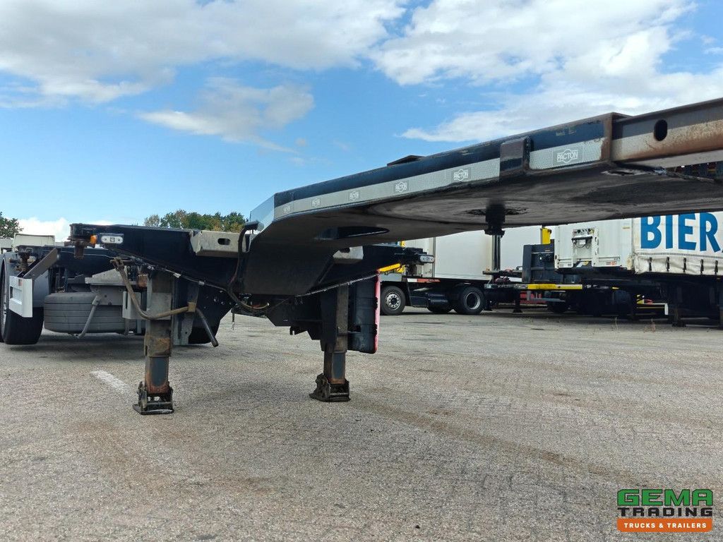 Pacton TXC343 MULTI - ADR - Edelstahl-Auffangwanne, 3-fach ausziehbar - Valx-Scheibenbremse - Liftachse - 5295 kg