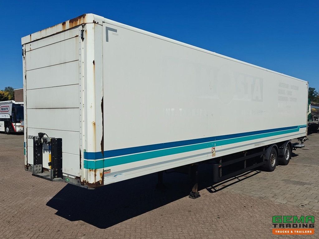 System Trailers LPRS 18 Enclosed Body 13.6m + Underfold Tailgate 2000KG - Tridec Steering Axle + Lift Axle - Galvanized Chassis - SAF Disc Brake