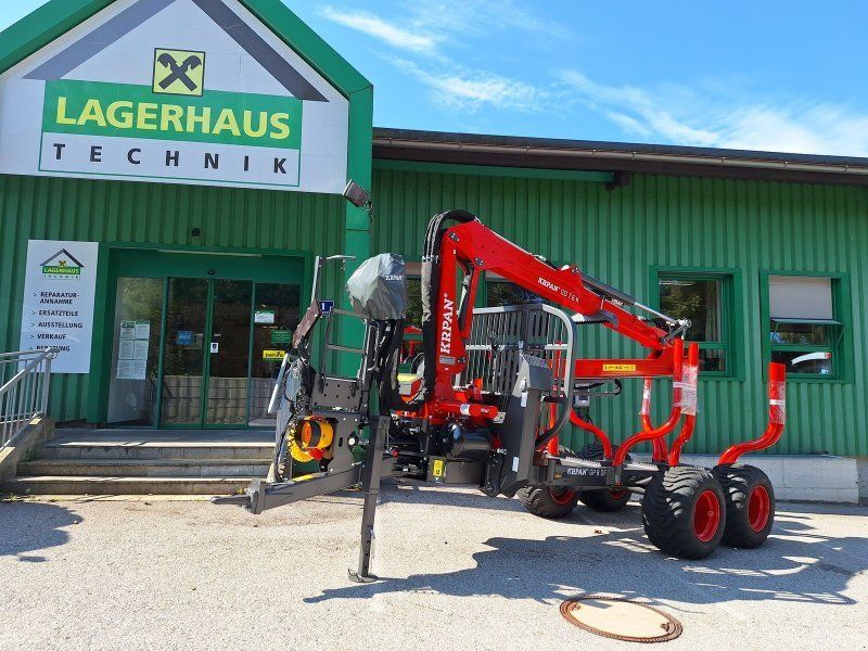Krpan GP 8 DF mit Forstkran GD 7,6 K, pm. Bremse