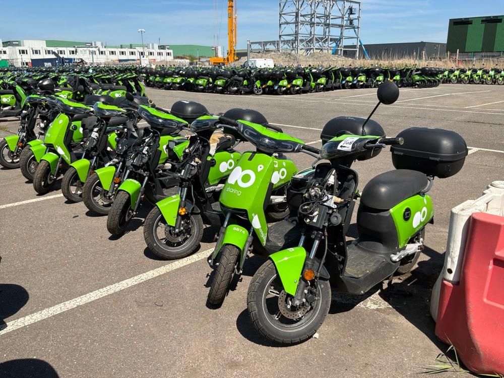 Super SOCO CUx electric salvage scooters (10x)