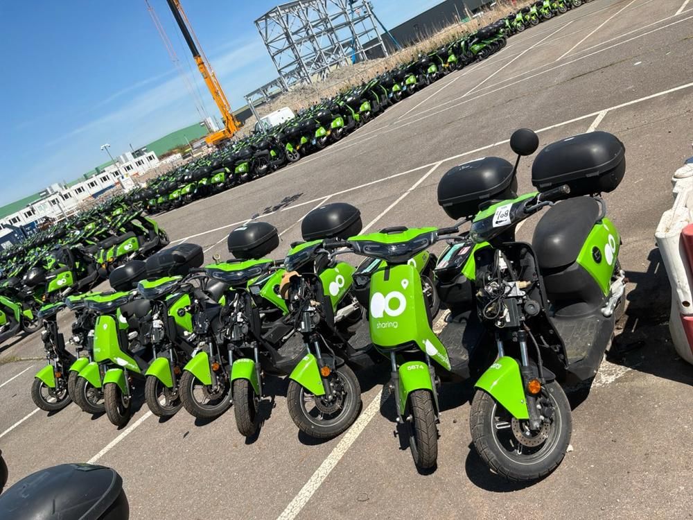 Super SOCO CUx electric salvage scooters (10x)