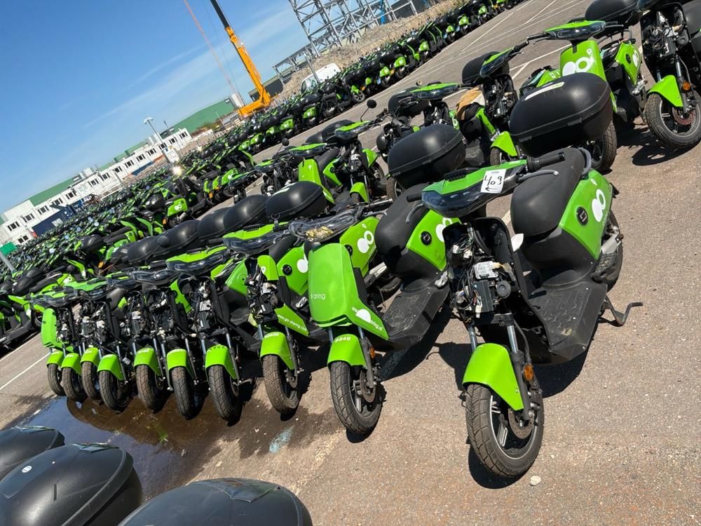 Super SOCO CUx electric salvage scooters (10x)