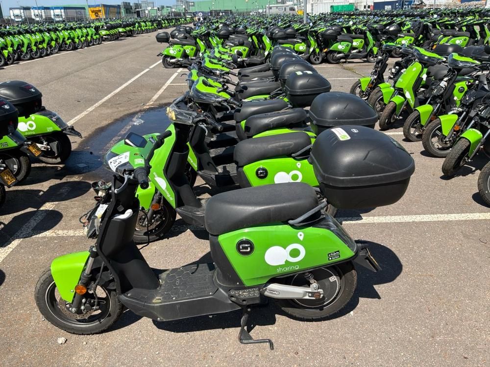 Super SOCO CUx electric salvage scooters (10x)
