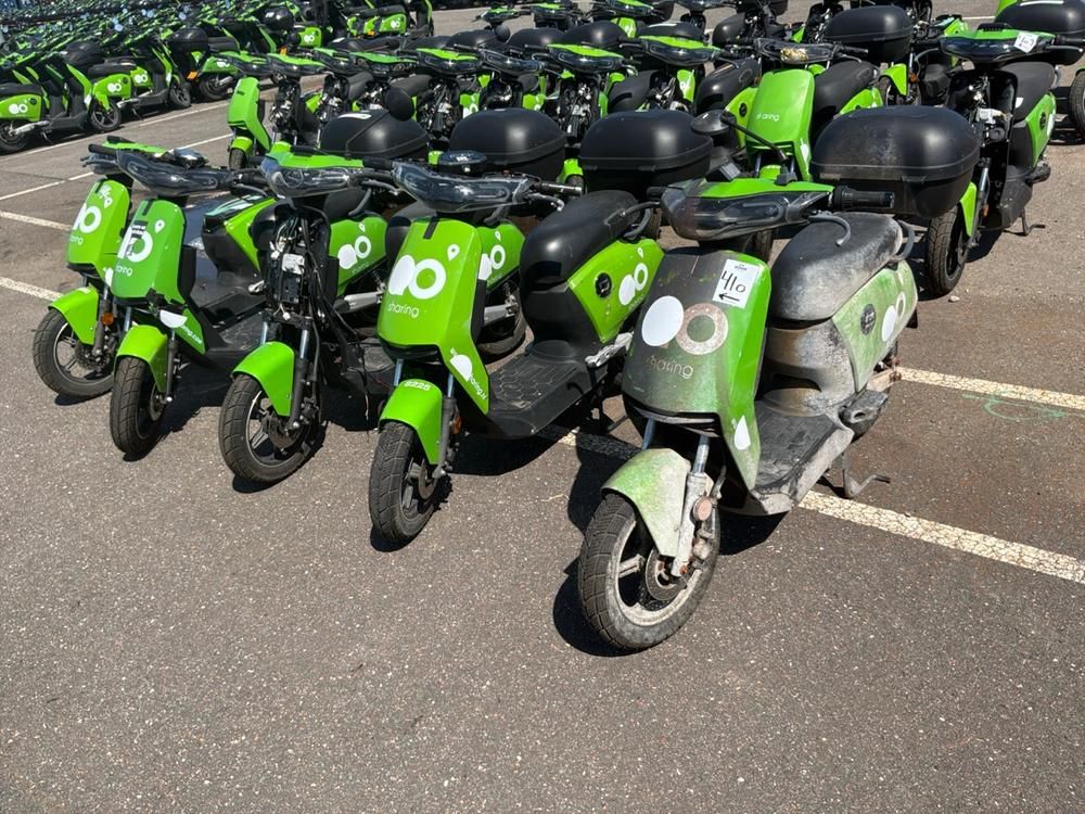 Super SOCO CUx electric salvage scooters (5x)