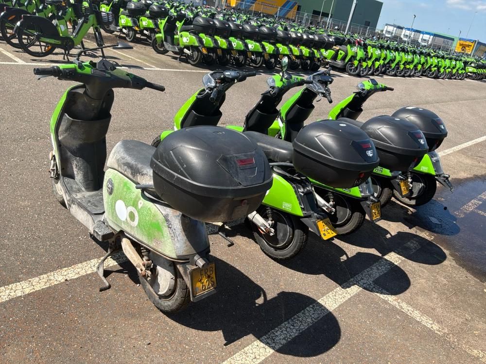 Super SOCO CUx electric salvage scooters (5x)