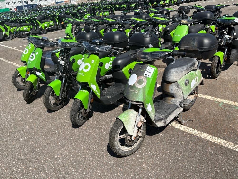 Super SOCO CUx electric salvage scooters (5x)