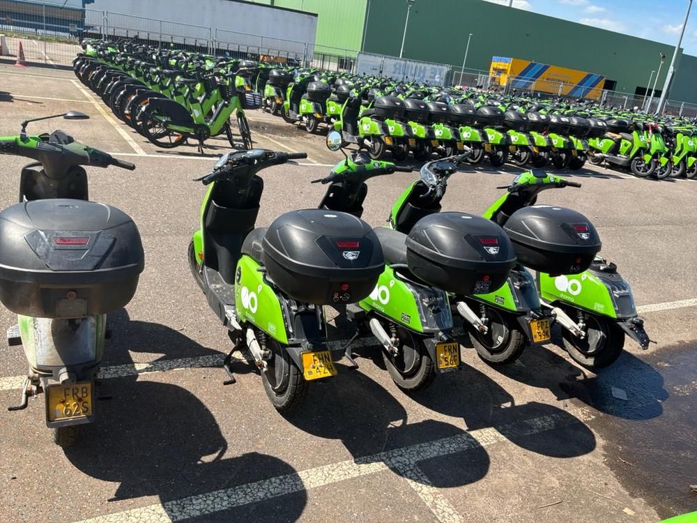 Super SOCO CUx electric salvage scooters (5x)
