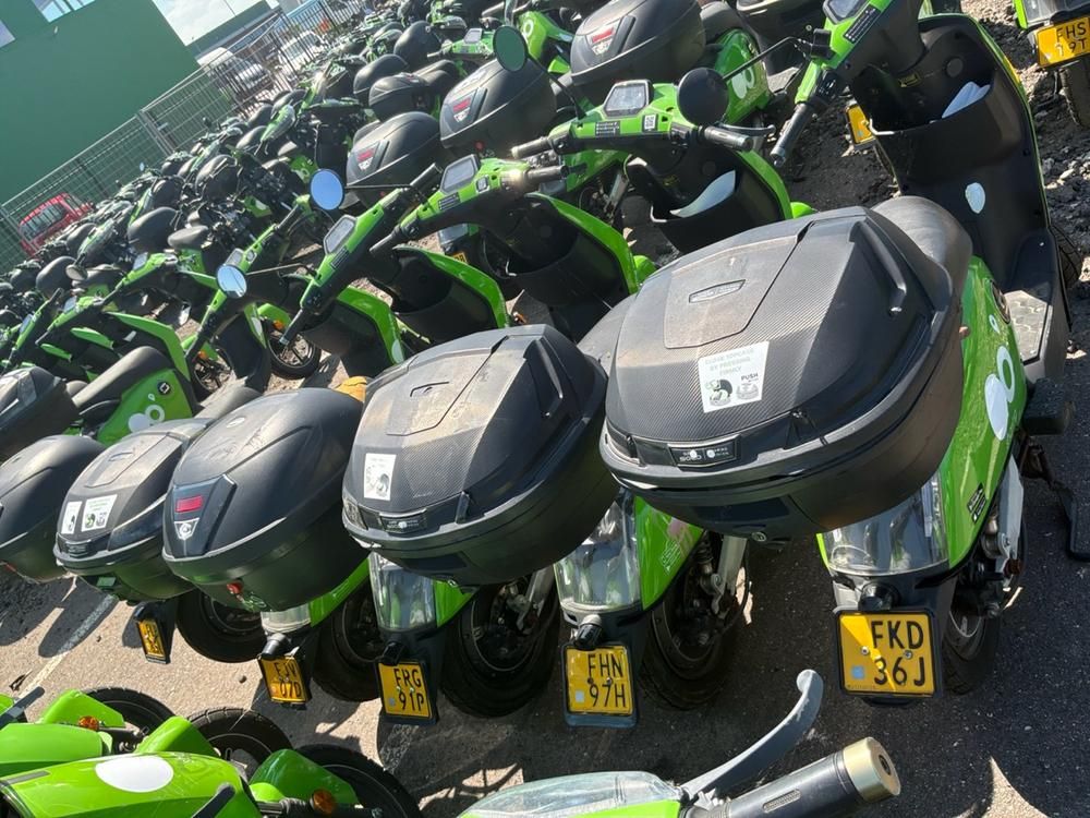 Super SOCO CUx electric fixer upper scooters (5x)