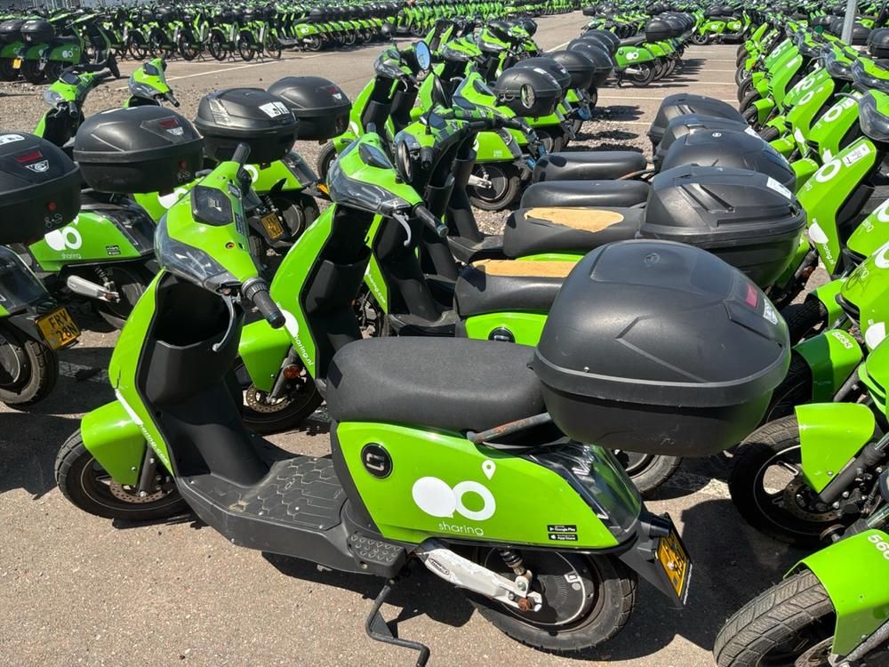 Super SOCO CUx electric fixer upper scooters (5x)